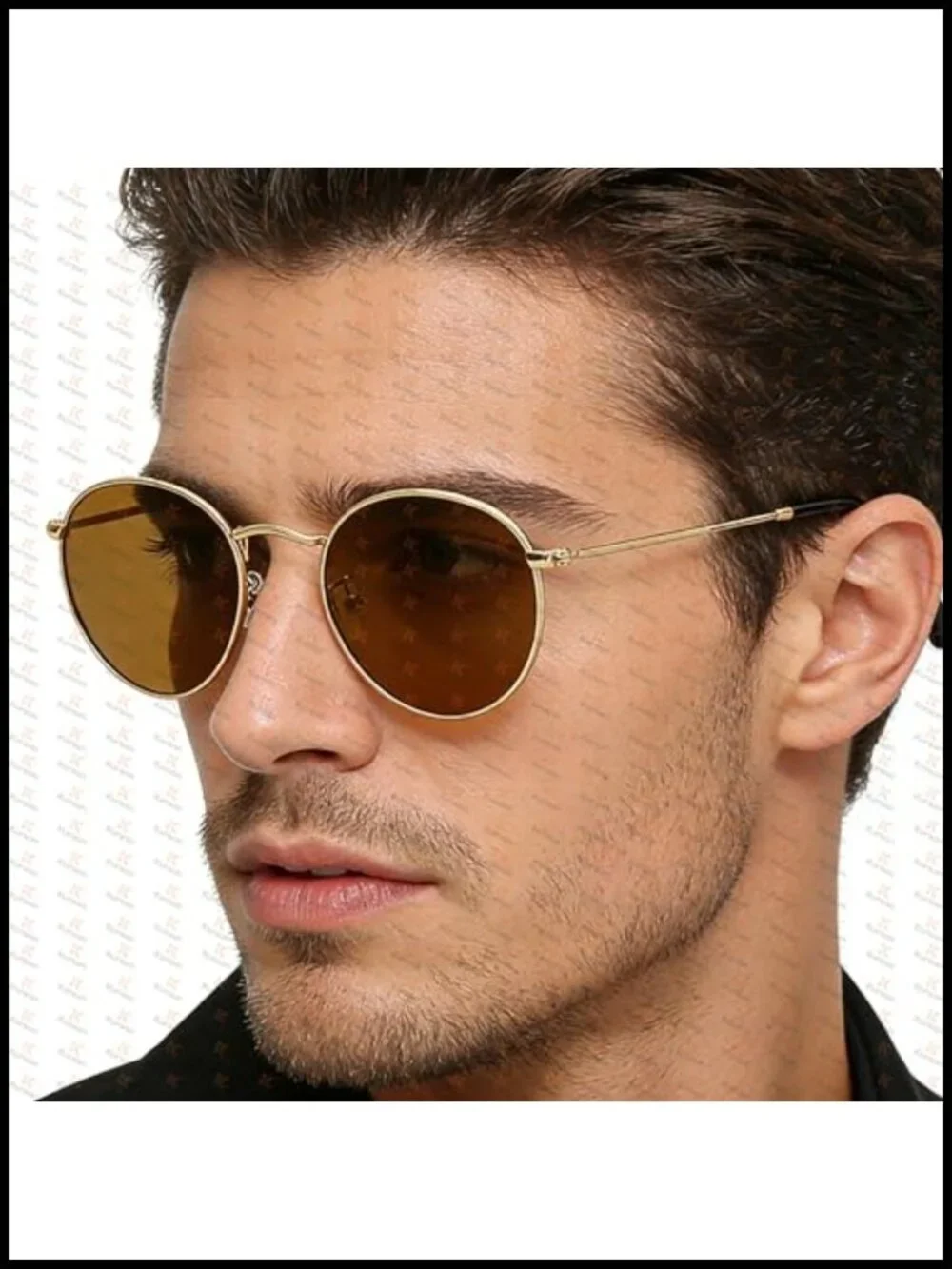 Small Round Metal Polarized Sunglasses Classic Circle Sun Glasses Mirrored Lens